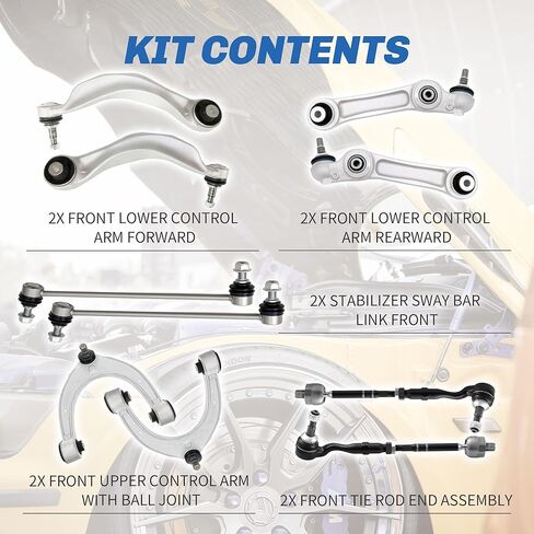Front Lower Control Arm with Ball Joint and Bushing Compatible with BMW 5 6 Series F10 F18 F11 F12 F13 525d 528i 530d 535i 550i M 550d 640d 650i xDrive AWD Front Control Arm Kit in Kuwait