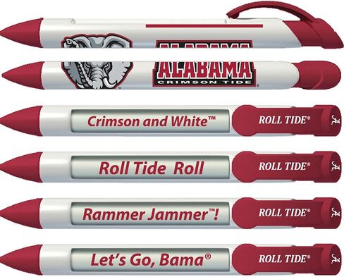 Alabama Soft Touch Coated Metal Stylus Pens - 6 Pack 30502 in Saudi Arabia