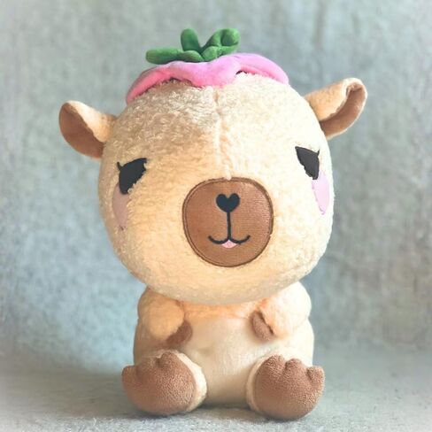 Cuddle Barn PlushGoals - Camden The Calm Capybara | Super Soft Cute Kawaii Collectible Stuffed Animal Plush Toy, 9 inches in Kuwait