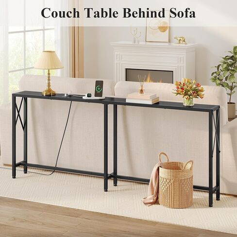 طاولة وحدة التحكم، طاولة أريكة ضيقة مقاس 68.5 بوصة، خلف طاولة الأريكة، طاولة المدخل، طاولة أريكة صناعية للممر، غرفة المعيشة، غرفة النوم، طاولة وحدة تحكم طويلة in Kuwait