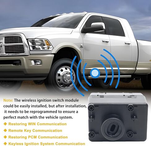 601-082 Wireless Ignition Switch Module Fit for Dodge Challenger for Ram 1500 2500 3500 4500 5500 for Jeep Grand Cherokee for Chrysler Town & Country Replace# 68105739AC 5026533AE in Saudi Arabia
