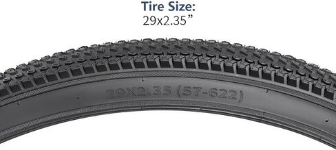 إطارات دراجة YUNSCM قطعتين مقاس 29 بوصة مقاس 29x2.35/57-622 متوافقة مع إطارات الدراجة الجبلية/الطرق الوعرة مقاس 29x2.30 29 x 2.35 29x2.40 (P-1277) in Saudi Arabia