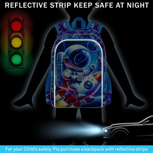 حقيبة ظهر مكونة من 3 قطع للأولاد، مجموعة حقائب كتب للأطفال من كوالا مقاس 16 بوصة لرياض الأطفال في مرحلة ما قبل المدرسة الابتدائية، وحقائب ظهر مدرسية مع صندوق غداء (أزرق) in Kuwait