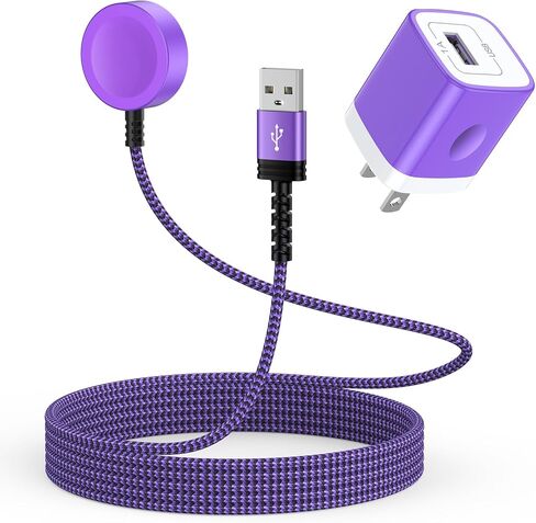 USB C Samsung Watch Charger Magnetic Fast Charging Cable for Galaxy Watch 7/Ultra/6/6 Classic/5 Pro/5/4/3/Active2,25W Dual USB C Fast Charger Block with 3FT Type C Wireless Charging Dock in Kuwait