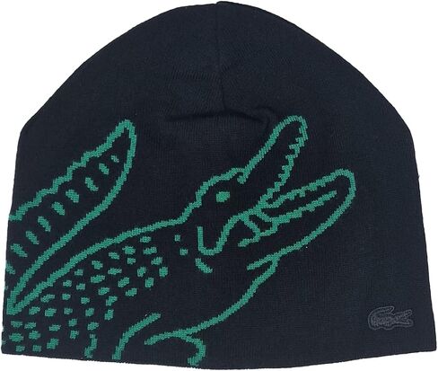 Lacoste Wool Crocodile Beanie in Saudi Arabia