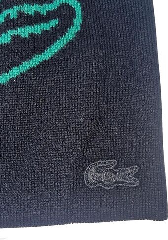 Lacoste Wool Crocodile Beanie in Saudi Arabia