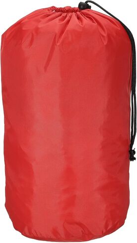PATIKIL Stuff Sack, 9 x 16 Inch Waterproof Outdoor Storage Sack Portable Drawstring Dust Flap Bag for Camping, Blue in Saudi Arabia