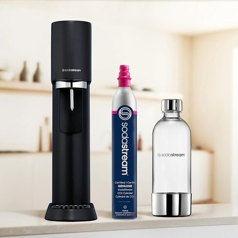 SodaStream Enso Sparkling Water Maker Bundle, 60L CO2 Canister, BPA Free Carbonating Bottle in Kuwait