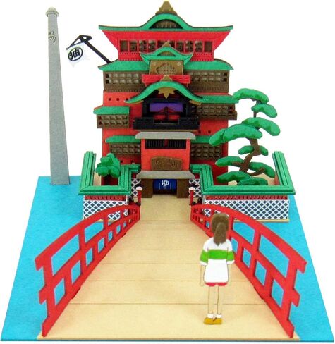 Sankei MP07-14 Studio Ghibli Mini Spirited Away Chihiro Escape Non-Scale Papercraft in Kuwait