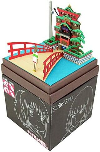 Sankei MP07-14 Studio Ghibli Mini Spirited Away Chihiro Escape Non-Scale Papercraft in Kuwait