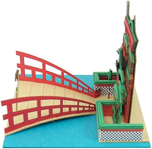 Sankei MP07-14 Studio Ghibli Mini Spirited Away Chihiro Escape Non-Scale Papercraft in Kuwait