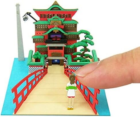 Sankei MP07-14 Studio Ghibli Mini Spirited Away Chihiro Escape Non-Scale Papercraft in Kuwait