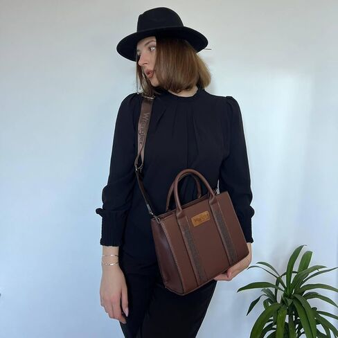 Wrangler Tote Bags for Women Top-handle Handbags and Purse for Women with Adjustable Strap in Kuwait