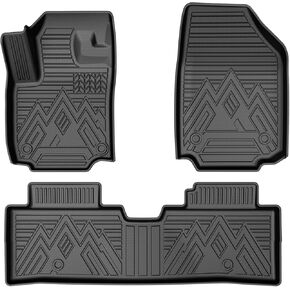 Mixsuper Custom Fit Floor Mats for Kia Sorento 7 Seats 2021-2025 All Weather Floor Liners Front and Rear Row Set Black in Kuwait