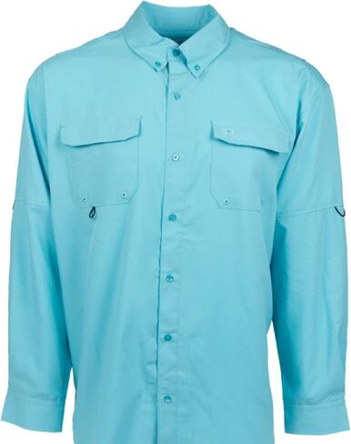 Heybo Outsdoors Performance Boca Grande LS Vented Fishing Shirt 30+ UPF Adult Fishing Shirt, Breathable and Lightweight in Saudi Arabia