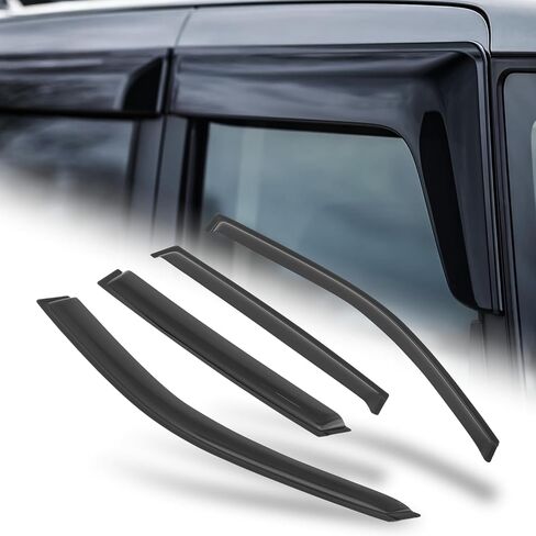 M-AUTO Outside Mount Window Visors Compatible with 06-11 Chevrolet HHR, in-Channel Rain Guards Shields, 4 PCs in Saudi Arabia