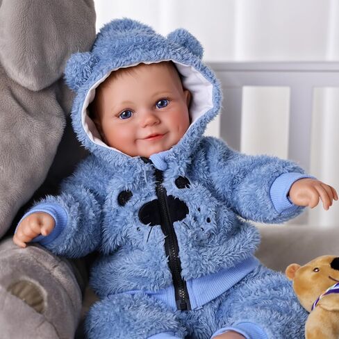BABESIDE Lifelike Reborn Baby Dolls - Leen, 20-Inch Soft Body Realistic-Newborn Smile Baby Girl Doll Poseable Real Life Baby Dolls with Toy Accessories Set for Kids Age 3+ in Kuwait