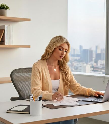 Cropped Cardigan Sweaters for Women Trendy Chunky Cable Knit Soft Cute Loose Sweaters Coats for Casual in Kuwait