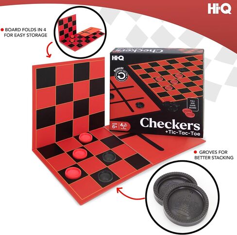 Point Games Classic Chess Board Game - 15 Inch Super Durable Folding Board - Portable Beginner Travel Chess Set for Adults and Kids in Kuwait