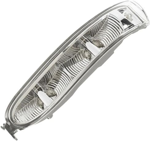 Left Car Rearview Mirror Turn Signal Indicator Light Driver Side | Amber Reverse Mirror LED Light Side Indicator Clearance Light Lamp Clear Lens 2002-2009 Compatible with Mercedes W209 CLK in Kuwait