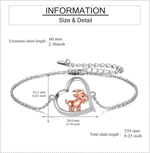 YAFEINI Penguin Gifts For Women Sterling Silver Heart Penguin Bracelet Cute Penguin Jewelry For Penguin Lovers in Kuwait