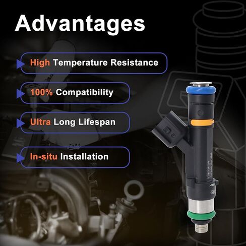 HiSport Fuel Injector 0280158233 6PCS fuel injector Compatible with Jeep Grand Cherokee Dodge Avenger Journey Durango 3.6L in Saudi Arabia
