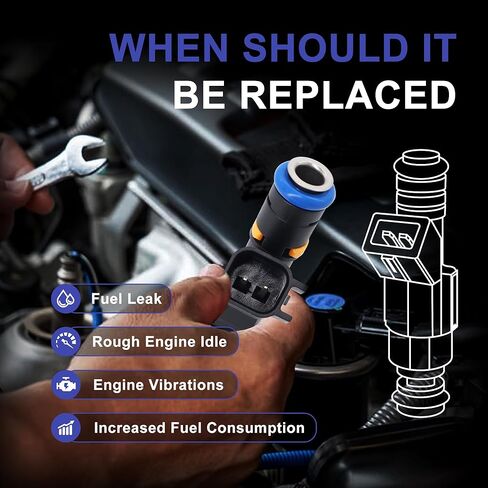 HiSport Fuel Injector 0280158233 6PCS fuel injector Compatible with Jeep Grand Cherokee Dodge Avenger Journey Durango 3.6L in Saudi Arabia