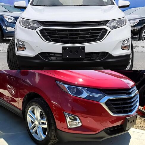 Front Bumper License Plate Frame Bracket Holder Fits for 2016 2017 Chevy Equinox Replace 23476043,GM1068197 in Kuwait