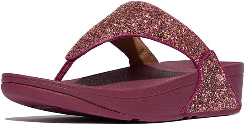 FitFlop Womens Shimma Glitter Thong Wedge Sandals Gold 7 Medium (B,M) in Saudi Arabia