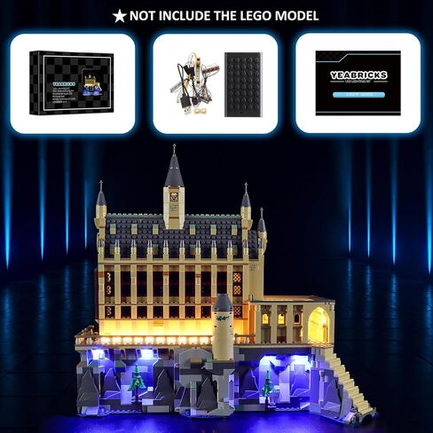 YEABRICKS LED Light لـ Lego-76414 هاري بوتر اكسكتو باترونوم نموذج مكعبات البناء (مجموعة ليغو غير متضمنة) in Kuwait