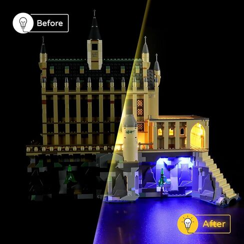YEABRICKS LED Light لـ Lego-76414 هاري بوتر اكسكتو باترونوم نموذج مكعبات البناء (مجموعة ليغو غير متضمنة) in Kuwait