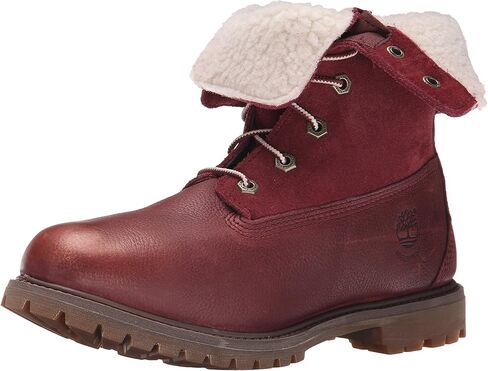Timberland Womens Teddy Fleece Fold-Down WP Ankle Boot #TB08331R (5.5) Winter White in Saudi Arabia
