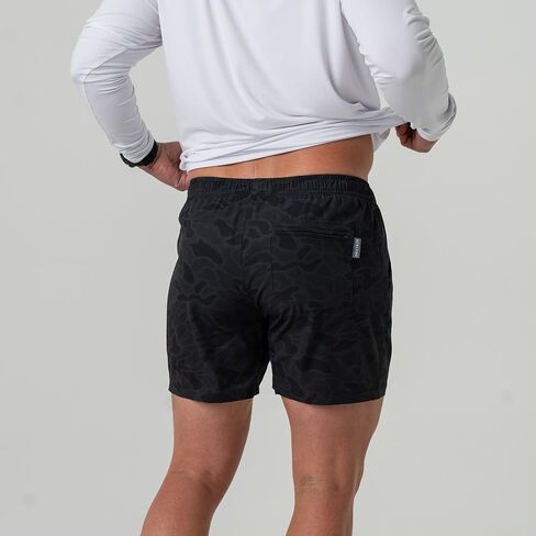 Burlebo Men's Athletic Workout Shorts with Built-in Liner in Saudi Arabia