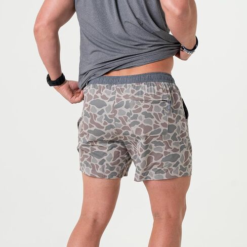 Burlebo Men's Athletic Workout Shorts with Built-in Liner in Saudi Arabia