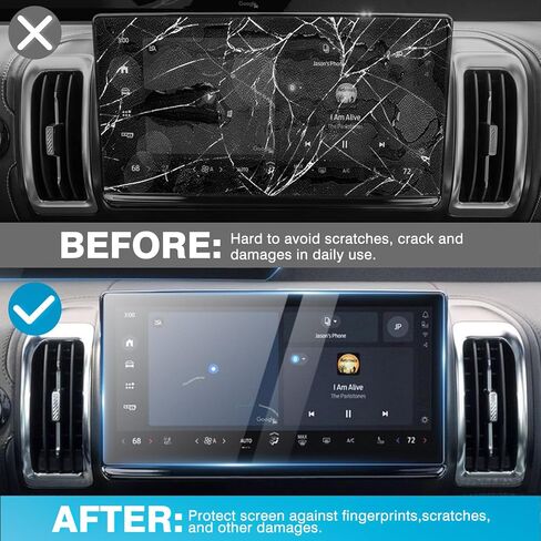 Karltys Tempered Glass Screen Protector for Mercedes Benz GLA GLB CLA CLA250 2020-2024 2025 /EQB 2022-2025 10.25 Inch Touchscreen, Anti Glare Screen Cover for Mercedes Benz CLA Accessories in Kuwait