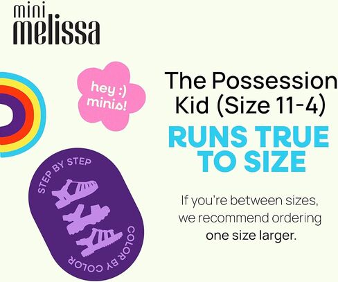 صندل جيلي ميني ميليسا بوسيشن للرضع والأطفال الصغار - حذاء جيلي الأصلي الأيقوني في التسعينيات، صندل الصيادين مع حزام قابل للتعديل وإبزيم جانبي، شفاف، 9 in Kuwait