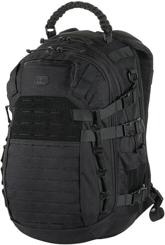 M-Tac Military Backpack for Men and Women - Large 25L Hiking MOLLE Backpack for Travel and Survival - Black Rucksack - Hiking Bag Suitable as a Daypack in Kuwait