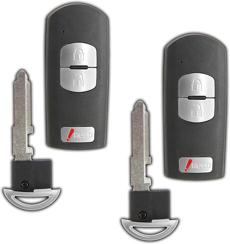2x مفتاح بعيد فوب 3btn ذكي لمازدا 3 CX3 CX5 Speed3 (WAZSKE13D02، 662F-SKE13D01) in Saudi Arabia