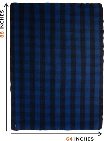 Arcturus Military Wool Blanket - 4.5 lbs, Warm, Thick, Washable, Large 64" x 88" - Great for Camping, Outdoors, Sporting Events, and Survival Kits in Kuwait