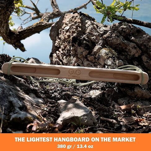 The Original YY VERTICAL Climbing Hang Holds in Wood for Rock Climbing, Ideal for Home Training, adapts to pull up bar, Strengthen your Fingers in Kuwait