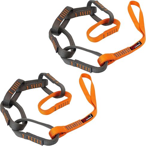 GM CLIMBING 23kN Nylon Safe Chain CE UIAA Certified 16mm Sling for Personal Anchor Tether System Aid Climbing 97cm / 38in in Kuwait