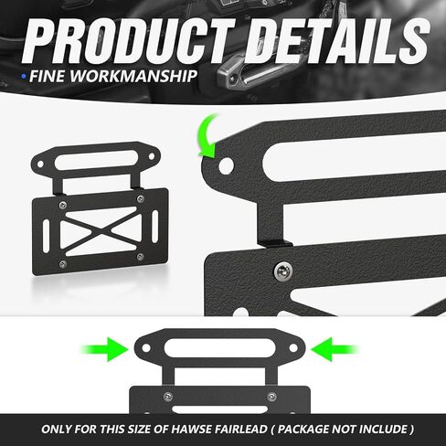 for Wrangler JK Spare Tire Delete License Plate Frame with Illuminate & Third Brake Light Compatible with 2007-2018 Jeep Wrangler JK JKU, Rear Wheel Mount Licence Bracket Holder Relocation in Saudi Arabia