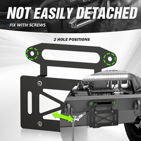 for Wrangler JK Spare Tire Delete License Plate Frame with Illuminate & Third Brake Light Compatible with 2007-2018 Jeep Wrangler JK JKU, Rear Wheel Mount Licence Bracket Holder Relocation in Saudi Arabia