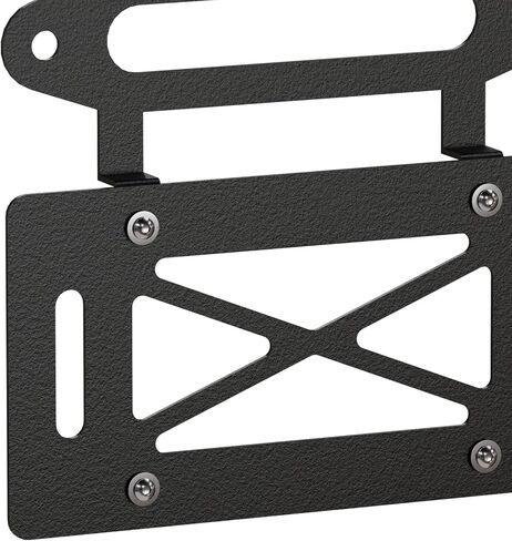 for Wrangler JK Spare Tire Delete License Plate Frame with Illuminate & Third Brake Light Compatible with 2007-2018 Jeep Wrangler JK JKU, Rear Wheel Mount Licence Bracket Holder Relocation in Saudi Arabia