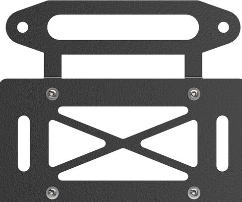 for Wrangler JK Spare Tire Delete License Plate Frame with Illuminate & Third Brake Light Compatible with 2007-2018 Jeep Wrangler JK JKU, Rear Wheel Mount Licence Bracket Holder Relocation in Saudi Arabia