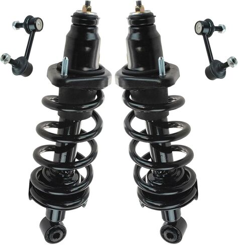TRQ Rear Suspension Kit Complete Strut & Coil Spring Assembly Sway Bar Stabilizer Link Compatible with 2007-2011 Honda CR-V in Saudi Arabia