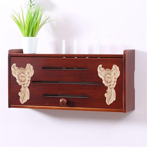 BSYMDH 4 قطع من الخشب المنحوت المزخرف بالخشب المزخرف بالأثاث المنحوت DIY المزخرف بالمركز غير المصبوغ لديكور الأثاث وباب الموقد وخزانة الملابس، 03 in Kuwait