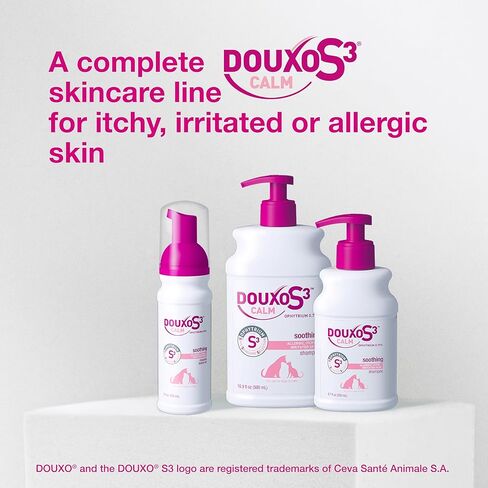 Douxo S3 Calm Shampoo 6.7 oz (200 mL) - For Dogs and Cats with Allergic, Itchy Skin in Kuwait