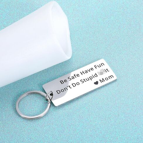 Valentines Day Gifts Basket for Kids Boys Girls Easter Basket Stuffers for Teens Boys Girls Don't Do Stupid Sht Keychain Teens Stocking Stuffers for Teens Kid Christmas Gifts Daughter Son from Mom Dad in Kuwait