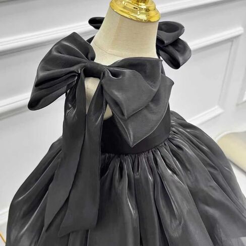 KLFFLGID Baby Girl Sequins Bowknot Butterfly Dress Infant Toddler Tutu Flower Girls Wedding Birthday Party Dresses in Kuwait